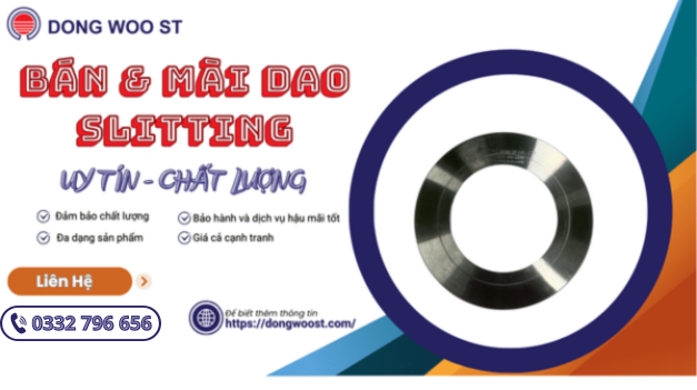 Bán và mài dao slitting