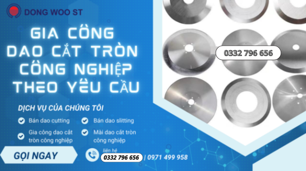 Gia công dao cắt công nghiệp theo yêu cầu