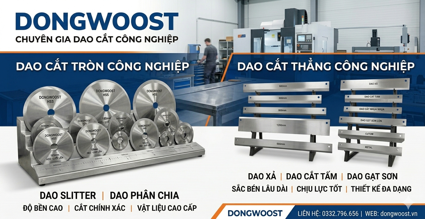 Đơn vị sản xuất dao công nghiệp tại Bắc Ninh